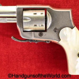 Sedgley, Baby Hammerless, Ejector, Model 1924, .22, 22, Handgun, Revolver, C&R, Collectible, Factory, Nickel, Pearl, 1924, Baby, Hammerless, Americana