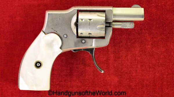 Sedgley, Baby Hammerless, Ejector Model, .22, 22, Model, 1924, Handgun, Revolver, C&R, Collectible, Nickel, Factory Nickel, Baby, Hammerless, Ejector