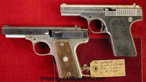 S&W, 1913, .32, Tool Room, Experimental, Pair, 32, acp, auto, Handgun, Pistol, C&R, Collectible, Grip, Screw, Handle, Model, Smith & Wesson, Smith and Wesson