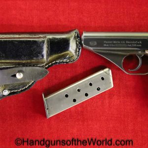 Mauser, HSc, 7.65mm, Late War, German, Police, Eagle L, Full Rig, Fantastic, Handgun, Pistol, C&R, Collectible, WWII, WW2, E/L, Germany, 32, .32, 7.65