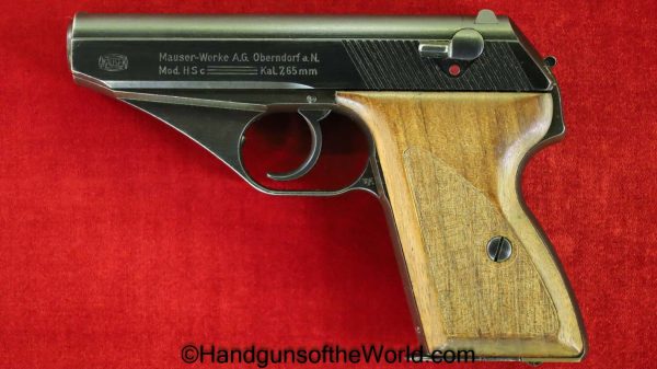 Mauser, HSc, 7.65mm, Late War, German, Police, Eagle L, Full Rig, Fantastic, Handgun, Pistol, C&R, Collectible, WWII, WW2, E/L, Germany, 32, .32, 7.65