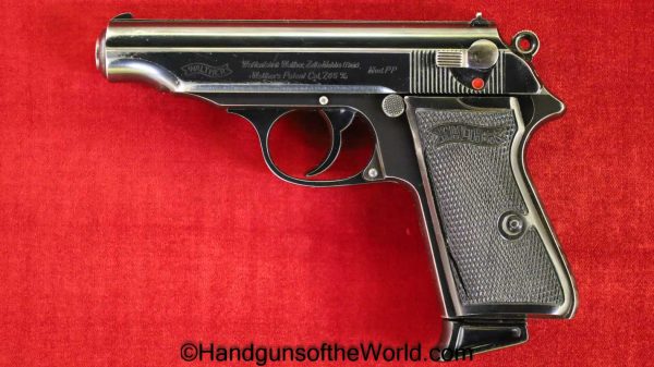 Walther, PP, 7.65mm, Pre-War, with Holster, 1938, Pre War, German, Germany, Handgun, Pistol, C&R, Collectible, 32, .32, acp, auto, 7.65, Hand gun