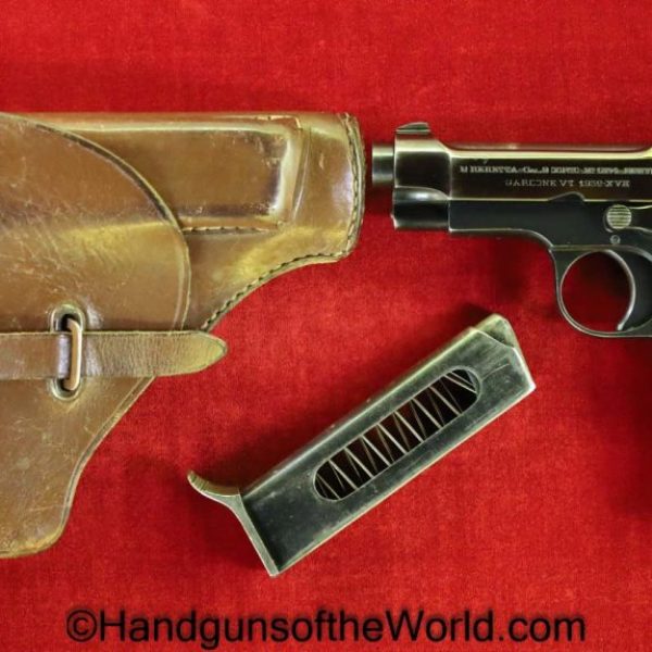 Beretta, 1934, .380, Military, Dated, 1939, Full Rig, Italian, Italy, Handgun, Pistol, C&R, Collectible, with Holster, 380, acp, auto, Model, WWII, WW2