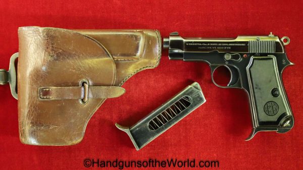 Beretta, 1934, .380, Military, Dated, 1939, Full Rig, Italian, Italy, Handgun, Pistol, C&R, Collectible, with Holster, 380, acp, auto, Model, WWII, WW2