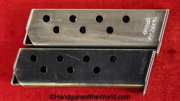 Walther PP, 7.65mm, Late War German WWII Issue, AC Slide Wood Grips-Full Rig - Image 15