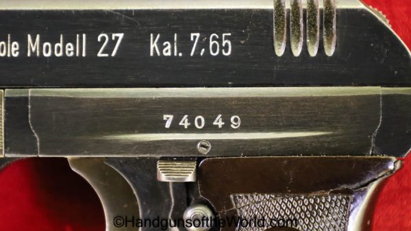 CZ-27, 7.65mm, WWII German Issue with Holster - Image 13