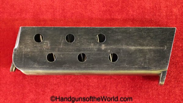 FN, Browning, 1910, 7.65mm, Magazine, Clip, Mag, Original, Collectible, Pre War, Pre-War, Belgian, Belgium, Handgun, Pistol, 32, .32, acp, auto, 7.65
