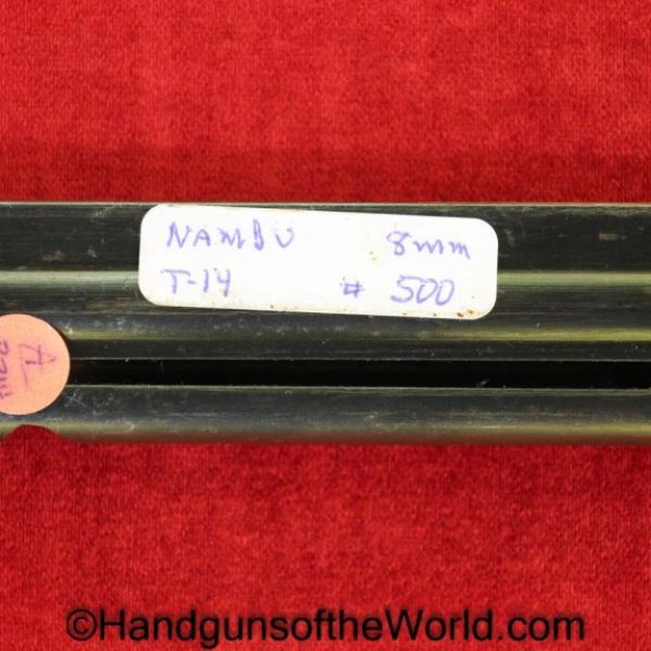 Nambu, Type 14, 8mm, #500, Magazine, Clip, Mag, Original, Collectible, Japan, Japanese, WWII, WW2, Handgun, Pistol, 500, Blued, Type, 14, Hand gun