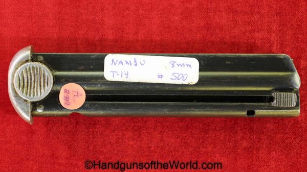 Nambu, Type 14, 8mm, #500, Magazine, Clip, Mag, Original, Collectible, Japan, Japanese, WWII, WW2, Handgun, Pistol, 500, Blued, Type, 14, Hand gun