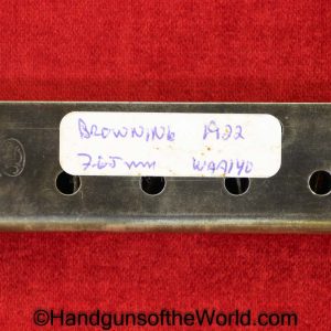 FN, Browning, 1922, 7.65mm, Magazine, Clip, Mag, Original, Collectible, WWII, WW2, Belgian, Handgun, Pistol, 32, .32, acp, auto, 7.65, German, WaA140, 140