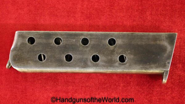 FN, Browning, 1922, 7.65mm, Magazine, Clip, Mag, Original, Collectible, WWII, WW2, Belgian, Handgun, Pistol, 32, .32, acp, auto, 7.65, German, WaA140, 140