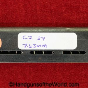 CZ-27, 7.65mm, Magazine, Clip, Mag, Original, Collectible, CZ, 27, CZ27, CZ 27, 7.65, 32, .32, acp, auto, Handgun, Pistol, WWII, WW2, German, Germany