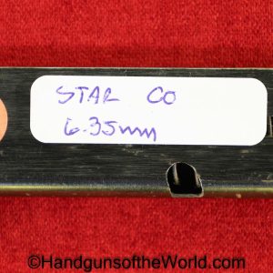 Star, CO, 6.35mm, Magazine, Clip, Mag, Original, Collectible, Spain, Spanish, Handgun, Pistol, 25, .25, acp, auto, 6.35, VP, Vest Pocket, Hand gun