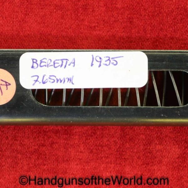 Beretta, 1935, 7.65mm, Magazine, Clip, Mag, Original, Collectible, 7.65, 32, .32, acp, auto, Italy, Italian, Post War, Post-War, Handgun, Pistol