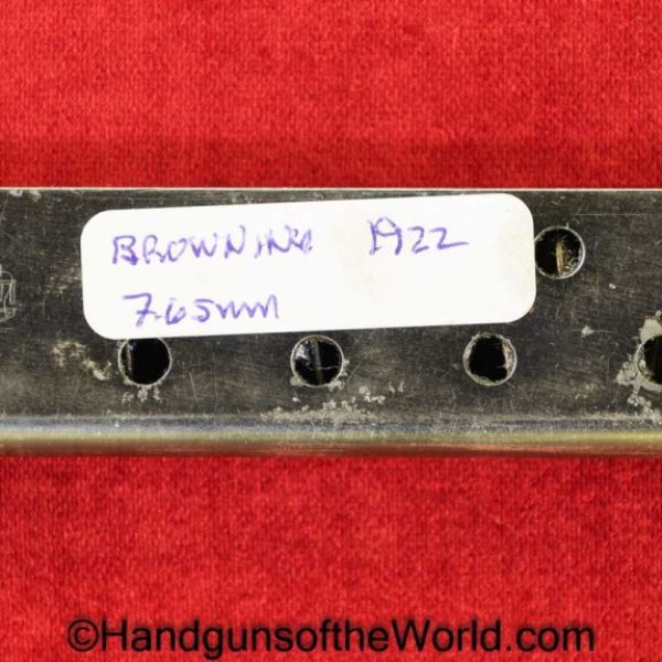 FN, Browning, 1922, 7.65mm, Magazine, Clip, Mag, Original, Collectible, Post War, Post-War, Belgian, Belgium, Handgun, Pistol, 32, .32, acp, auto, 7.65