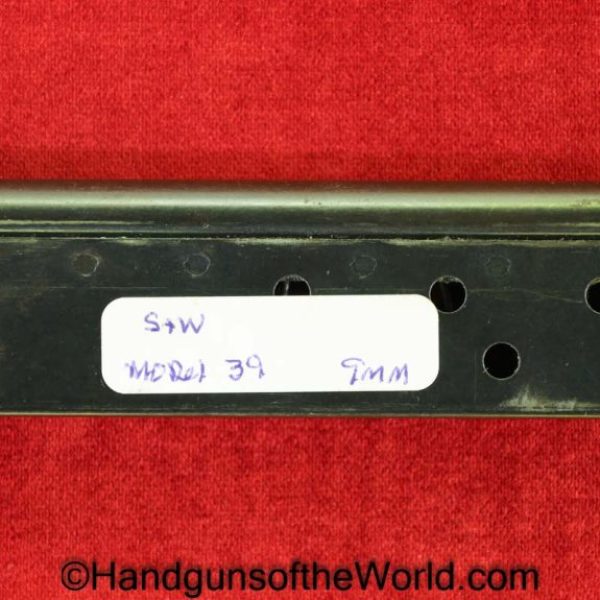 S&W, Model 39, 9mm, Magazine, Clip, Mag, Original, Collectible, Model, 39, Americana, Handgun, Pistol, Hand gun, Smith and Wesson, Smith & Wesson