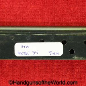 S&W, Model 39, 9mm, Magazine, Clip, Mag, Original, Collectible, Model, 39, Americana, Handgun, Pistol, Hand gun, Smith and Wesson, Smith & Wesson