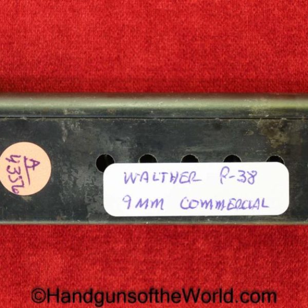 Walther, P.38, 9mm, Magazine, Clip, WWII, Commercial, WW2, Mag, Original, Collectible, German, Germany, P38, P 38, P-38, Handgun, Pistol, Hand gun