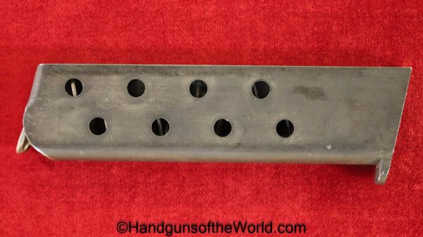 FN, Browning, 1922, 7.65mm, Magazine, Clip, Mag, Original, Collectible, WWII, WW2, Belgian, Handgun, Pistol, 32, .32, acp, auto, 7.65, German, Germany