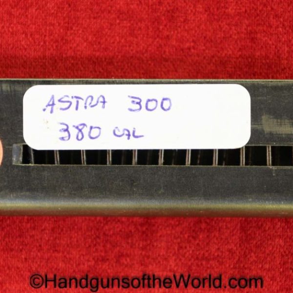 Astra, 300, .380, Magazine, Clip, Mag, Original, Collectible, Spain, Spanish, German, Germany, WWII, WW2, 380, acp, auto, Handgun, Pistol, Hand gun