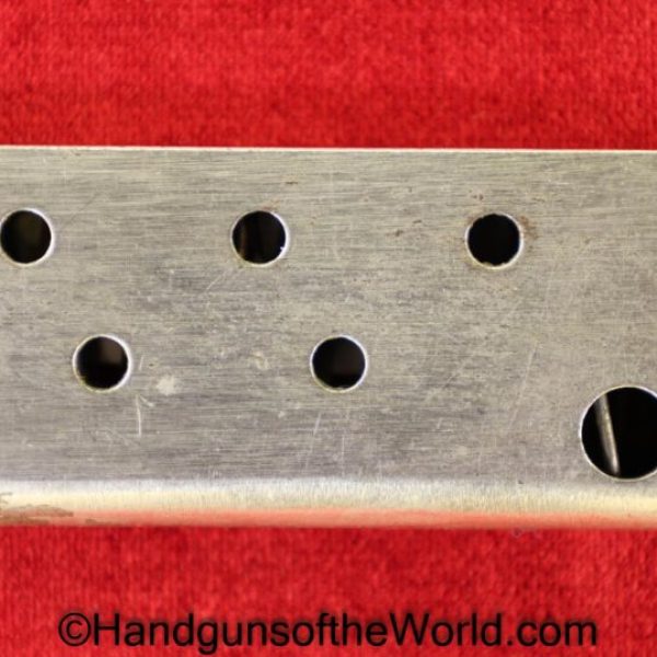 Walther, Model 9, 6.35mm, Magazine, Clip, Nickel, Factory Nickel, 9, Model, German, Germany, Handgun, Pistol, Collectible, Original, 6.35, 25, .25, acp