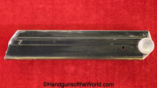 Luger, P.08, 9mm, Magazine, Clip, WWII, Era, No Number, NSN, Mag, Original, Collectible, German, Germany, Mauser, S/42, P08, P 08, P08, Pistol, WW2