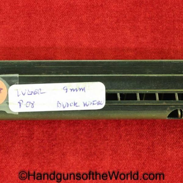 Luger, P.08, 9mm, Black Widow, Magazine, Clip, Mag, Original, Collectible, P08, P 08, P-08, German, Germany, WWII, WW2, Handgun, Pistol, Hand gun