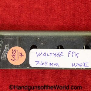 Walther, PPk, 7.65mm, Magazine, Clip, WWII, Era, brown Finger extension, German, Germany, WW2, 7.65, 32, .32, acp, auto, Handgun, Pistol, Hand gun