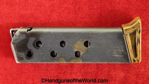 Walther, PPk, 7.65mm, Magazine, Clip, WWII, Era, brown Finger extension, German, Germany, WW2, 7.65, 32, .32, acp, auto, Handgun, Pistol, Hand gun