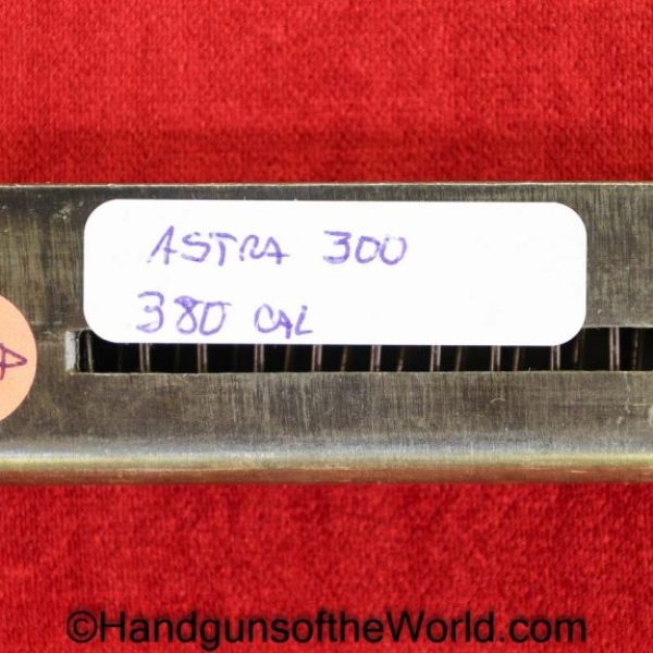 Astra, 300, .380, Magazine, Clip, Mag, Original, Collectible, 380, acp, auto, Spain, Spanish, German, Germany, WWII, WW2, Handgun, Pistol, Hand gun