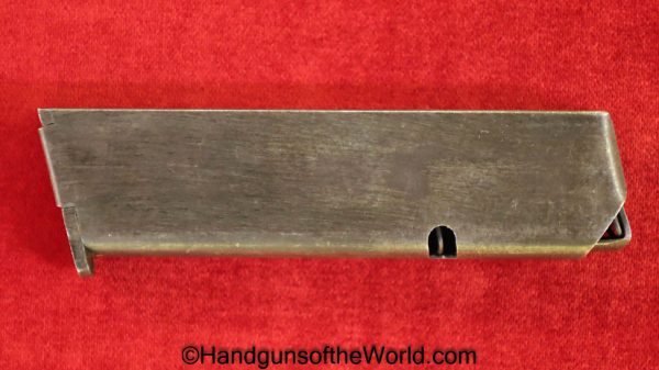 MAB, Model D, 7.65mm, Magazine, Clip, Mag, Original, Collectible, Unmarked, folded base, France, French, 7.65, 32, .32, acp, auto, D, Model, Handgun, Pistol