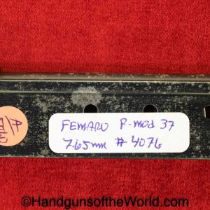 Femaru, P.Mod 37, 7.65mm, Magazine, Clip, #4076, 4076, Original, Collectible, Mag, German, Germany, WWII, WW2, 7.65, 32, .32, acp, auto, Handgun, Pistol