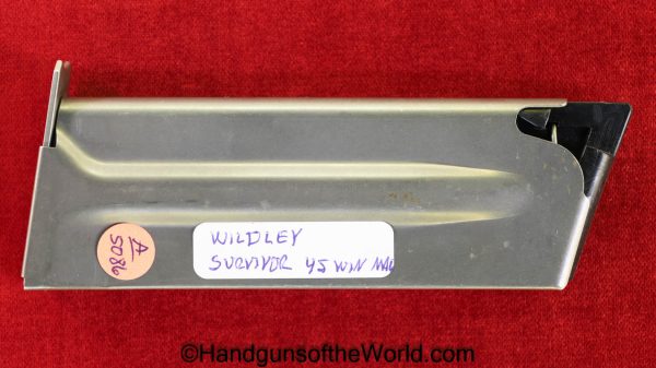 Wildley, Survivor, .45 Winchester Magnum, Magazine, Clip, Mag, Original, Collectible, 45, .45, Winchester, Win, American, America, Handgun, Pistol, USA