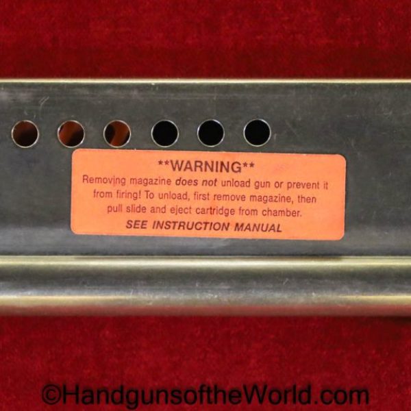AMT, Automag II, .22 Magnum, Magazine, Clip, Mag, Original, Collectible, 22, .22, Magnum, Automag, II, 2, Handgun, Pistol, Hand gun, American, USA, US