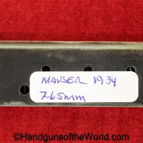 Mauser, 1934, 7.65mm, Magazine, Clip, Mag, Original, Collectible, German, Germany, Handgun, Pistol, 7.65, 32, .32, acp, auto, 7.65, Banner, Hand gun