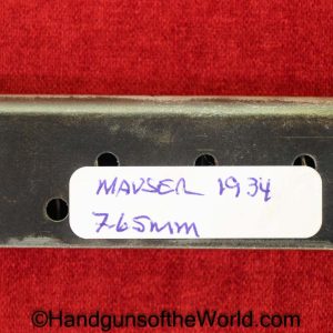 Mauser, 1934, 7.65mm, Magazine, Clip, Mag, Original, Collectible, German, Germany, Handgun, Pistol, 7.65, 32, .32, acp, auto, 7.65, Banner, Hand gun