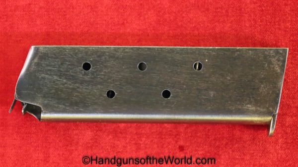 Colt, 1911A1, .45acp, Magazine, Clip, WWII, Era, Original, Collectible, WW2, 1911, 45, .45, acp, auto, Handgun, Mag, Pistol, Americana, America, L, MS Little