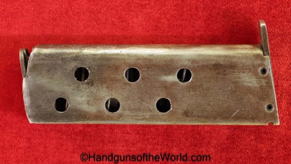 Warner, Infallible, .32, Magazine, Clip, Mag, Original, Collectible, Davis, 32, acp, auto, 7.65, 7.65mm, Handgun, Pistol, Hand gun, 1st, First, Type, Pattern