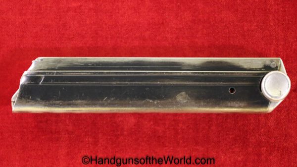 Luger, P.08, 9mm, #4055T, Magazine, Clip, WWII, Era, WW2, 4055t, Original, Collectible, German, Germany, P08, P 08, P-08, E63, E/63, Handgun, Pistol