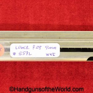 Luger, P.08, 9mm, WWI, Era, Magazine, Clip, Mag, Original, Collectible, WW1, German, Germany, P08, P 08, P-08, #5572, 5572, Handgun, Pistol, Hand gun