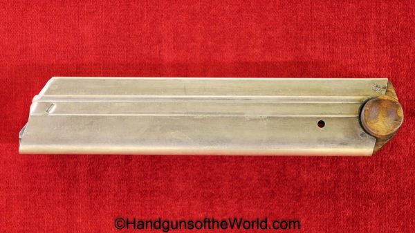 Luger, P.08, 9mm, WWI, Era, Magazine, Clip, Mag, Original, Collectible, WW1, German, Germany, P08, P 08, P-08, #5572, 5572, Handgun, Pistol, Hand gun