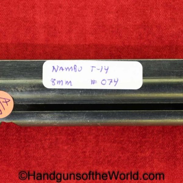 Nambu, Type 14, 8mm, #074, Magazine, Clip, Mag, Original, Collectible, Japan, Japanese, WWII, WW2, Handgun, Pistol, 074, Blued, Type, 14, Hand gun