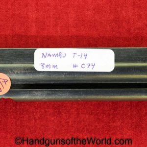 Nambu, Type 14, 8mm, #074, Magazine, Clip, Mag, Original, Collectible, Japan, Japanese, WWII, WW2, Handgun, Pistol, 074, Blued, Type, 14, Hand gun