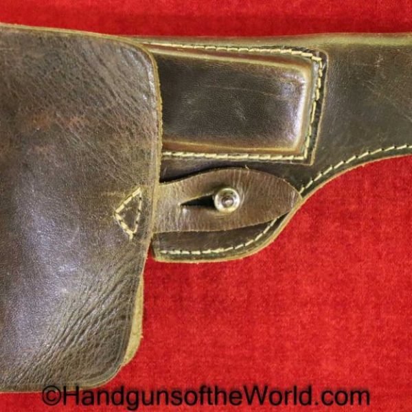 Astra, 300, Holster, German, WWII, GFG, Brown, Leather, Original, Collectible, WW2, Germany, Handgun, Pistol, Hand gun, Ink Stamped, Spain, Spanish