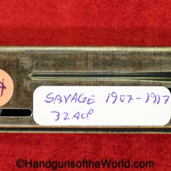 Savage, 1907, 1917, .32acp, Magazine, Clip, Original, Collectible, Model, 32, .32, acp, auto, 7.65, 7.65mm, Handgun, Hand gun, Pistol, American, America