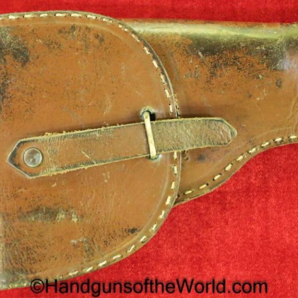 Beretta, 1919, Holster, Brown, leather, Unmarked, Original, Collectible, VP, Vest Pocket, 25, .25, acp, auto, 6.35, 6.35mm, Italy, Italian, Pistol, Handgun