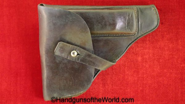 Becker & Hollander, Beholla, Holster, Brown, leather, 7.65mm, pistols, Menta, Stenda, Leonhardt, Original, Collectible, German, Germany, Handgun