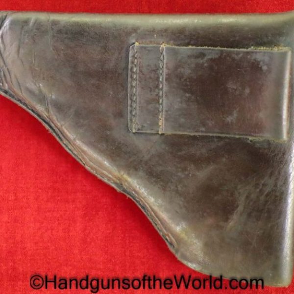 Becker & Hollander, Beholla, Holster, Brown, leather, 7.65mm, pistols, Menta, Stenda, Leonhardt, Original, Collectible, German, Germany, Handgun