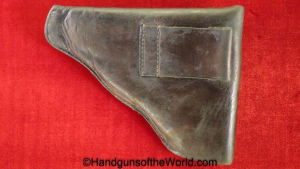 Becker & Hollander, Beholla, Holster, Brown, leather, 7.65mm, pistols, Menta, Stenda, Leonhardt, Original, Collectible, German, Germany, Handgun