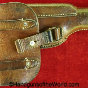 FN, Browning, 1922, WWII, Era, Commercial, Brown, leather, Theuermann, Dropping pattern, Akah, Original, Collectible, German, Germany, WW2, Handgun, Pistol